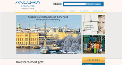 Desktop Screenshot of ancoria.com